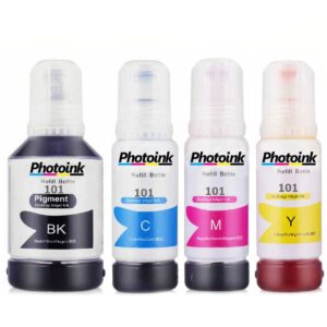 EPSON 101 ECOTANK PHOTOINK 4 RENK SET MÜREKKEP L4160 L6190