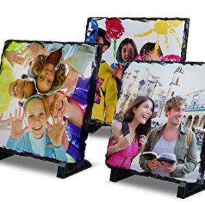 Süblimasyon Taş Rock Kare Taş Alan 15X15 Transfer Baskı Için