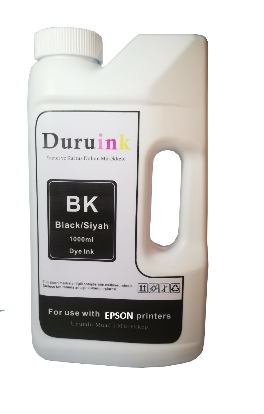 Epson Claria ve L Serisi Yazıcılar için uyumlu 1000 ml Siyah Mürekkep