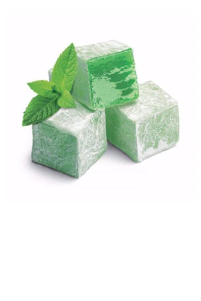 Çifte Kavrulmuş NANELİ Lokum 4 kg - Isparta Gül Lokumu (Kuş Lokumu) - Görsel 2