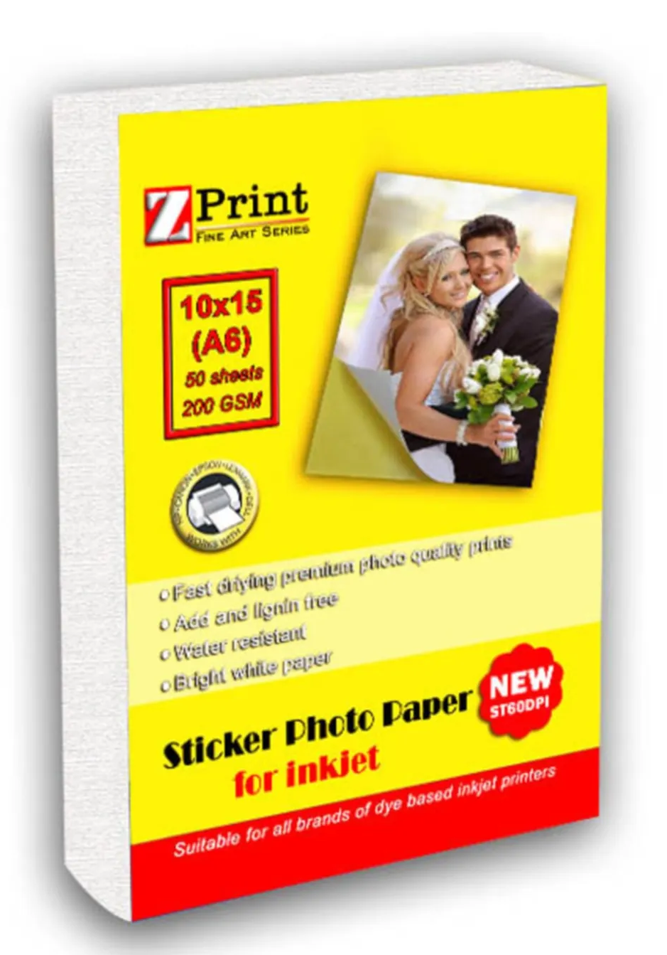 Mıknatıslı Magnet Fotoğraf Kağıdı 10x15 - A6 - 5 Yaprak